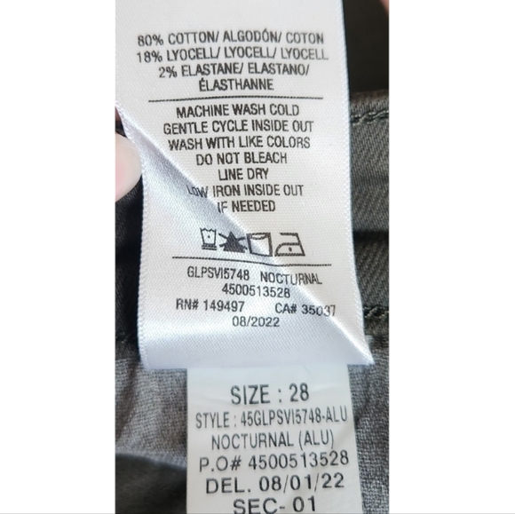 Joe's High Rise Coated Skinny Jeans in Autum Sage - Picture 6 of 7